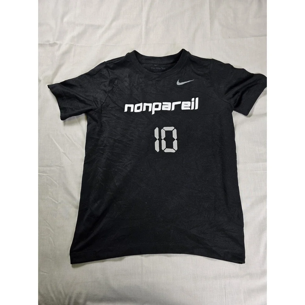 Nike Shirt Mens Medium Black‎ Dri-FIT Nonpareil 10 Soccer Graphic Tee DV7317-010
